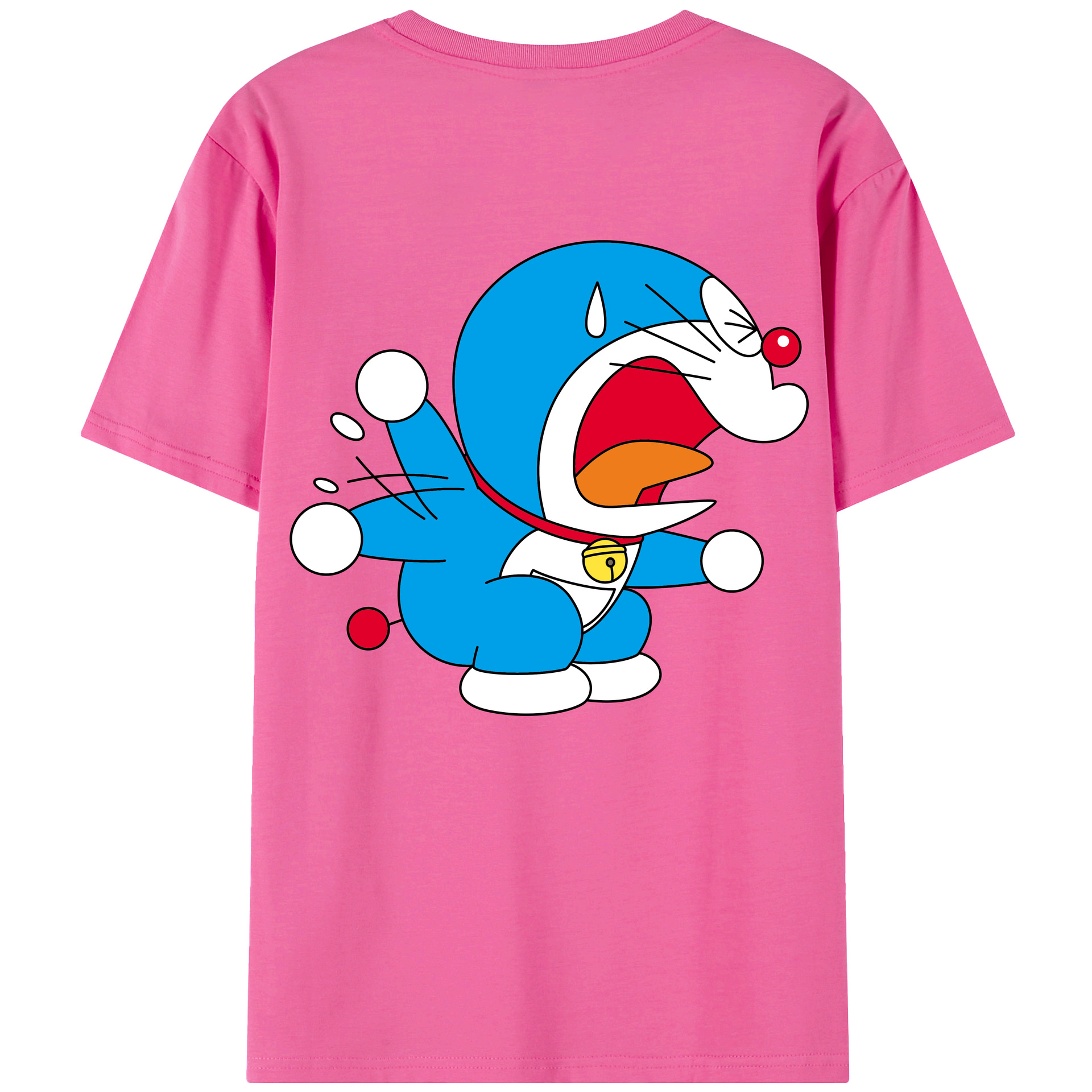 （画像用） ドラえもん Doraemon レディース半袖Tシャツ(バックプリント)